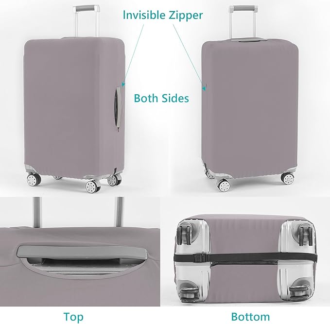 Travelkin Luggage Covers For Suitcase Tsa Approved,Suitcase Cover Protector Fit 18-32 Inch Luggage