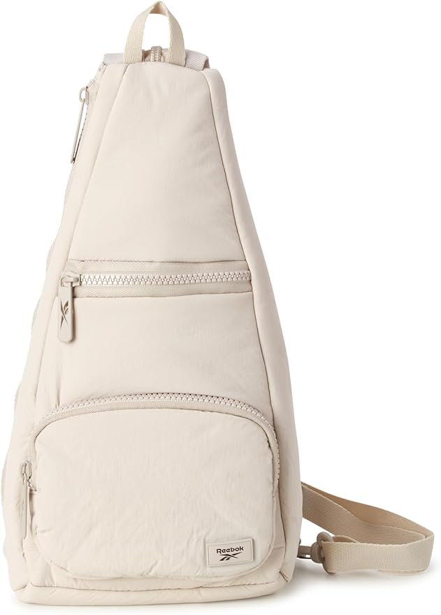 Reebok Unisex Crossbody Bag - Convertible Compact Durable Cross Body Bag for Women and Men - Gym and Travel Essentials, Size One Size, Maeves Stucco