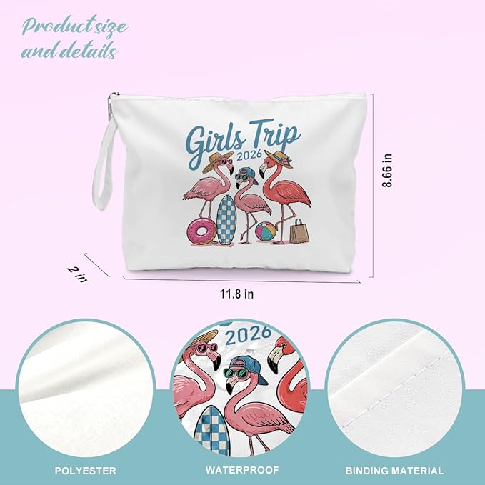 BELLOWDEER Beach Bags for Women, Wet Bag Cosmetic Bag for Beach Toiletries, Summer Travel Essentials, Gifts for Women