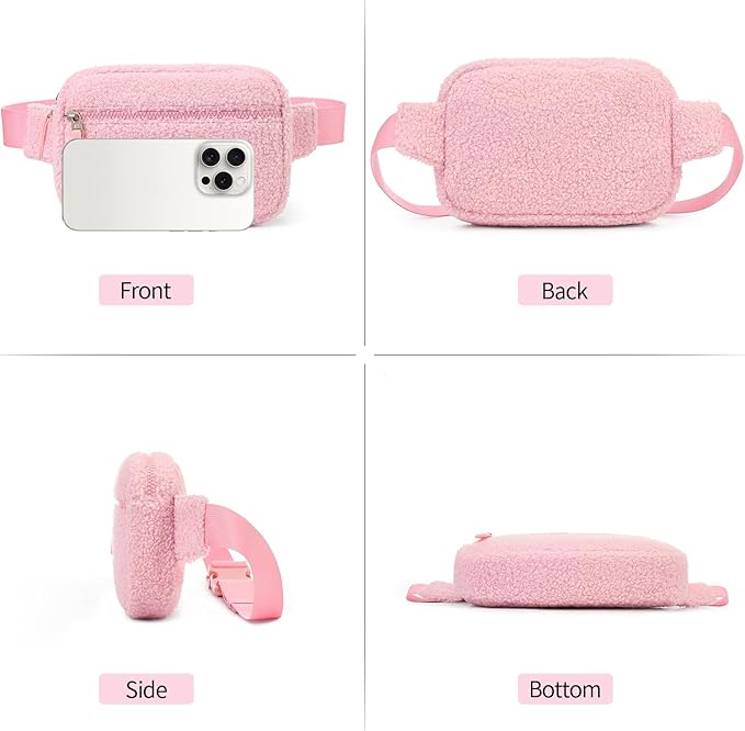 Fanny Pack Birthday Graduation Gifts for 7 8 9 10 11 12 13 Year Old Teen Girls Her Kids, Preppy Cute Trendy Stuff Colorblock Crossbody Bag Adjustable Belt Bags for Travel Essentials