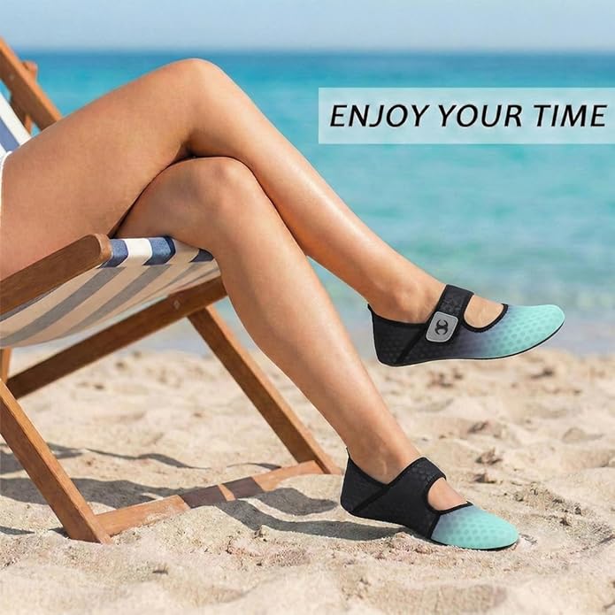 Water Shoes for Women Men Barefoot Beach Swim Aqua Socks Summer Wide Slides Sandals Quick Dry Pool River Sea Sock Shoes