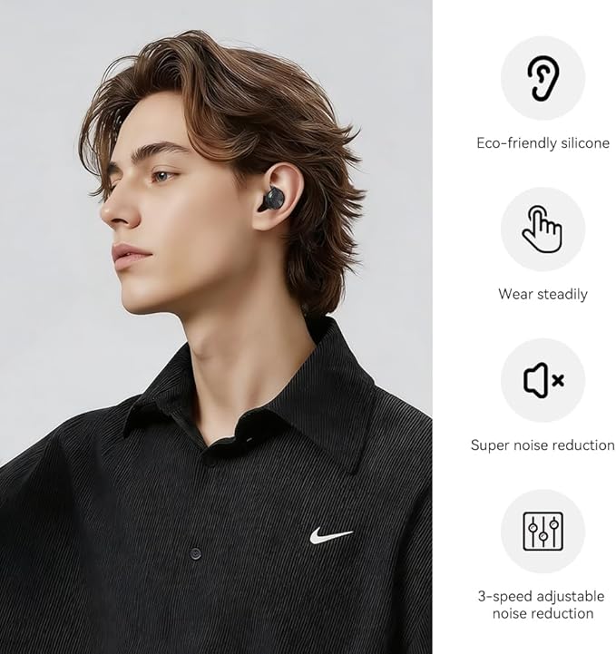 Adjustable Ear Plugs - Three Noise Reduction Modes, Ultimate Control | Flexible Noise Reduction Earplugs Suitable for Focus, Travel, Socializing, Festivals, and Other Purposes | 18-32 dB