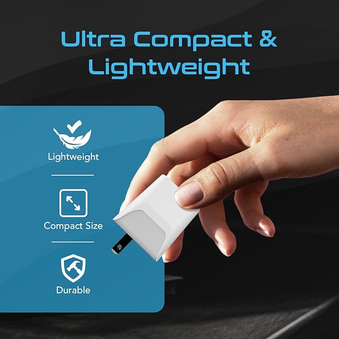 Ceptics Japan, Philippines Travel Adapter Plug with USB-A + USB-C - Usa Input - Type A - Ultra Compact (CTU-6) - Perfect for Cell Phones, Laptops, Camera Chargers
