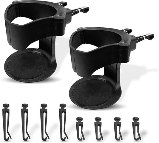 KITUREK Cup Holder for Car, Multi-Function Car Cup Holder Organizer, Car Trash Can, Hanging Cup Holder Expander for Car Air Vents, Vehicle Beverage Organizer Suitable for Cars Trucks (2 PCS)