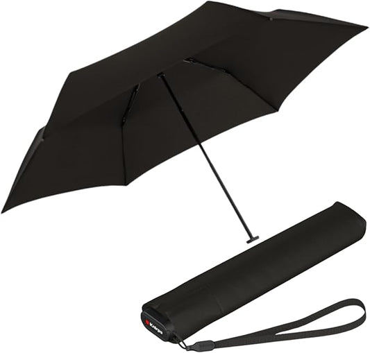 Knirps US.050 Ultra Light Pocket Size Manual Rain Umbrella with Carrying Case
