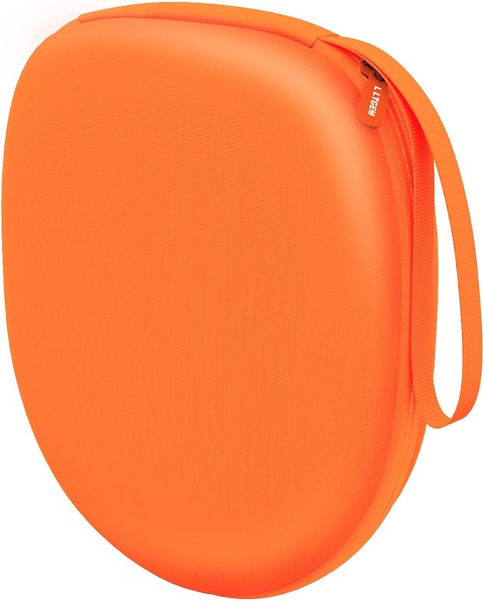 Headphone Headset Case Compatible with BERIBES/JBL/Anker/Sony/KVIDIO Wireless On-Ear Headphones, Orange