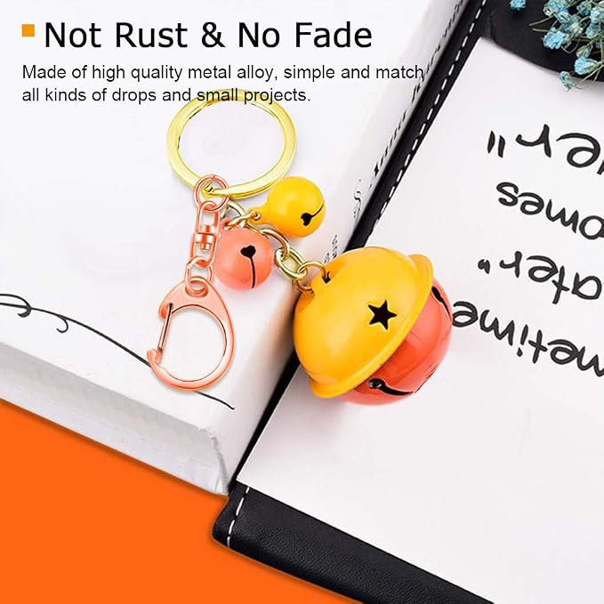 50PCS Roctee Swivel Lanyard Snap Hook with Key Rings, Metal Hooks Keychain Hooks for Lanyard Key Rings Crafting, Lobster Clasp for Resin Charm, (Rose Gold)