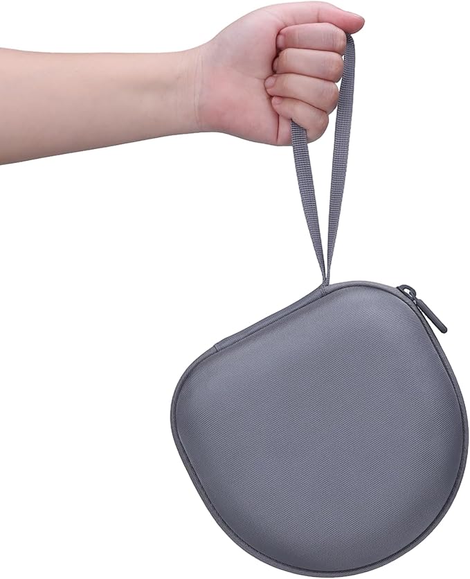 Headphone Case Compatible with BERIBES/TOZO/KVIDIO/Beats/Soundcore Anker Noise Cancelling Over-Ear Headphones, Light Grey
