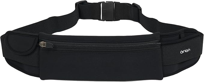 The Belt of Orion Slim Travel Money Belt for Men & Women – Anti-Theft Passport Holder Waist Pack, Low-Profile Fanny Pack for Phone, Cash & Cards (9” × 4”)