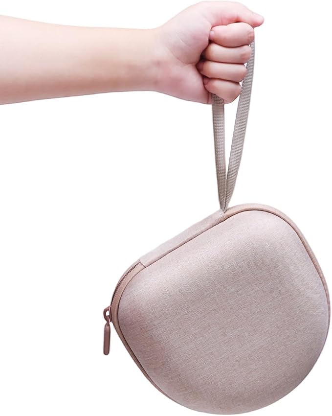 Headphone Case Compatible with BERIBES/TOZO/KVIDIO/Beats/Soundcore Anker/JBL Noise Cancelling Over-Ear Headphones, Light Khaki