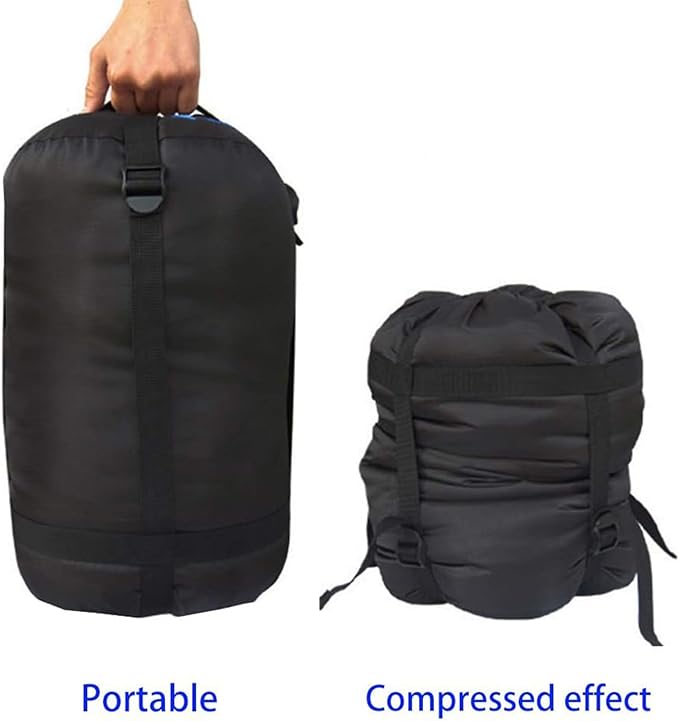 Compression Stuff Sack, 12L/24L/45L Sleeping Bag Cover Sack Sleeping Bags Storage Stuff Sack Organizer - Great Sleeping Bags Clothes Camping Hiking Backpacking