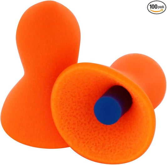 Howard Leight by Honeywell by Quiet Reusable Earplugs, 100 Pairs (QD1), Orange