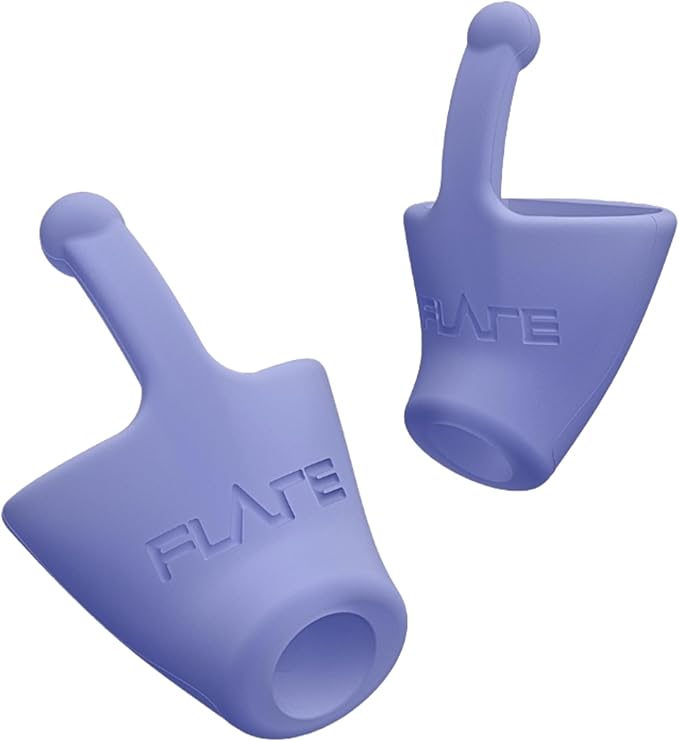 Flare Audio Calmer | Noise Reducing Ear Plugs Alternative | Silicone Reusable Ear Plugs for Noise Sensitivity, Focus and Travel | Ear Plugs for Noise Reduction (Standard, Purple)