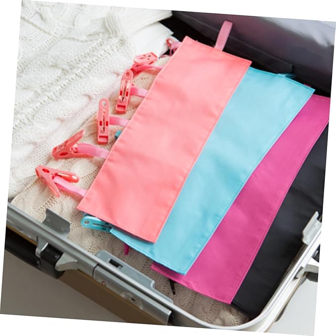 Cloth Hanger Rack Clips Portable Travel Laundry Organizer Foldable for Bathroom and Travel
