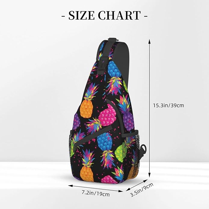 Sling Backpack Unisex Crossbody Chest Bag Shoulder Chest Bag For Women Men Hiking Travel