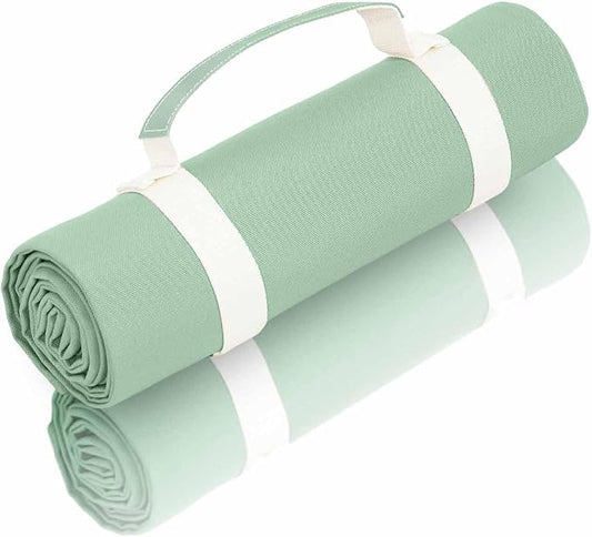 Mist Picnic Blanket & Beach Mat – Canvas, Machine Washable, Large 4’9” × 6’3”