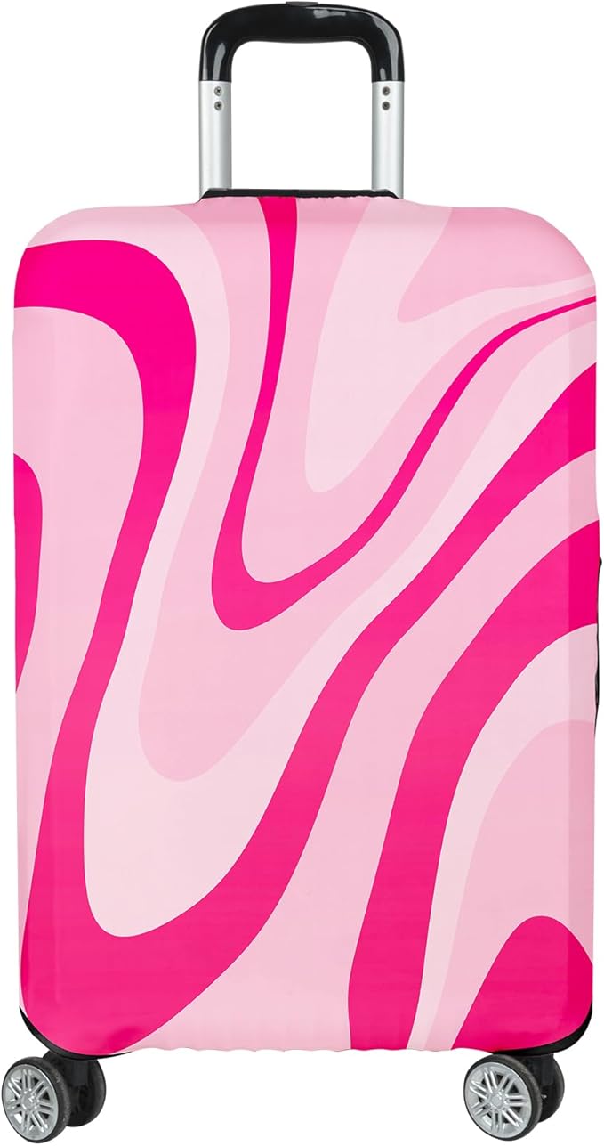 Luggage Covers for Suitcase Elastic Suitcase Covers Luggage Protector Anti-scratch Fits 18-20 Inch Pink