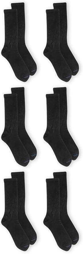 Dr. Scholl's Women's Diabetes & Circulator Socks - 4, 6, & 12 Pair Packs - Non-Binding Moisture Management