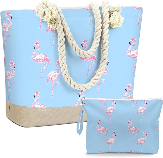 BELLOWDEER Beach Bags for Women, Wet Bag Cosmetic Bag for Beach Toiletries, Summer Travel Essentials, Gifts for Women