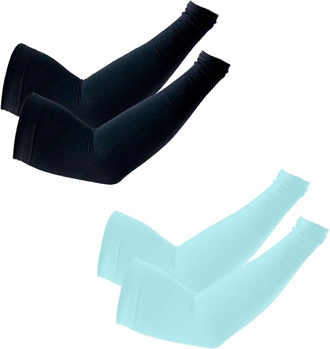 PFFY UV Protection Cooling Arm Sleeves for Men and Women UPF 50 Sun Sleeve