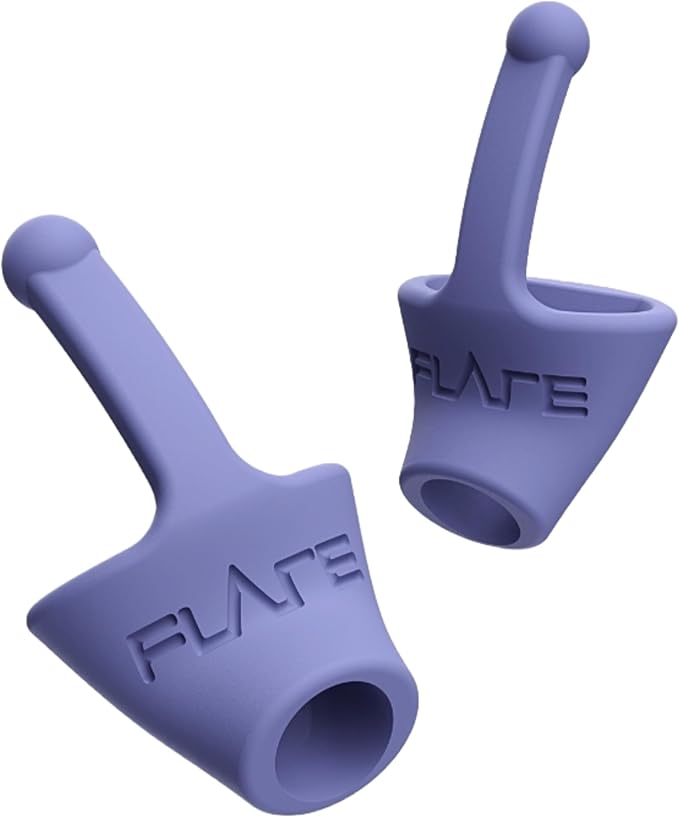 Flare Audio Calmer | Noise Reducing Ear Plugs Alternative | Silicone Reusable Ear Plugs for Noise Sensitivity, Focus and Travel | Ear Plugs for Noise Reduction (mini, Purple)