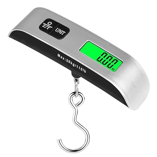 Luggage Weight Scale, Handheld Scale, Electronic Scale 50KG, Portable Luggage Scale, Handheld Weighing Scale, mini Hanging Scale,Hand Scale(Hook)
