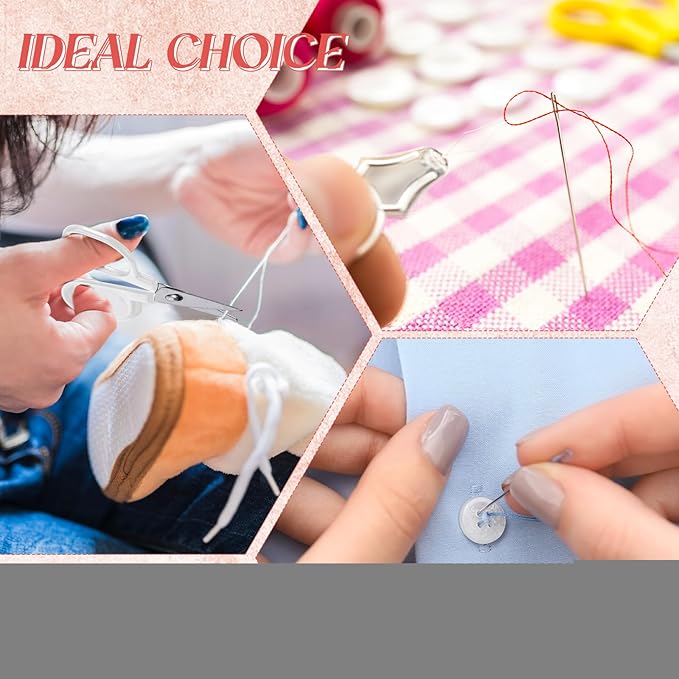 Knitgrip 25 Boxes Mini Travel Sewing Kit Quick Fix Sewing Kits Bulk Basic Portable Pre Threaded Needle Emergency Repair Tool for Adults DIY Handcraft Wedding Gifts Beginner Traveler Home Hotel (Pink)