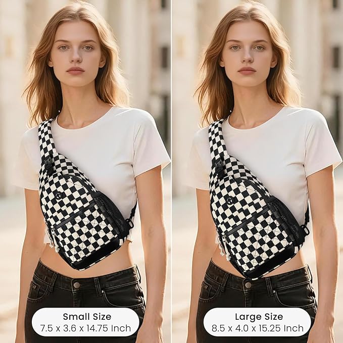 Small Crossbody Purses Bags for Women Men Travel, Chest Sling Bag Women Casual Cross Body Bag for Woman Sling Backpack