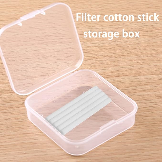 24PCS Humidifier Filters Sticks 4.64'' Replacements Cotton Stick Small Humidifier Filter Stick for INVODA Mini Cool Mist Humidifiers (24 PCS+Transparent box)