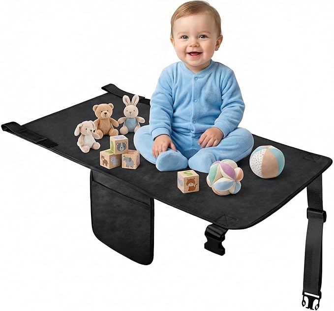 Toddler Airplane Bed - Toddler Airplane Seat Extender, Toddler Travel Essentials, Portable Kids Plane Footrest, Airplane Bed for Toddler,Airplane Extender for Kids