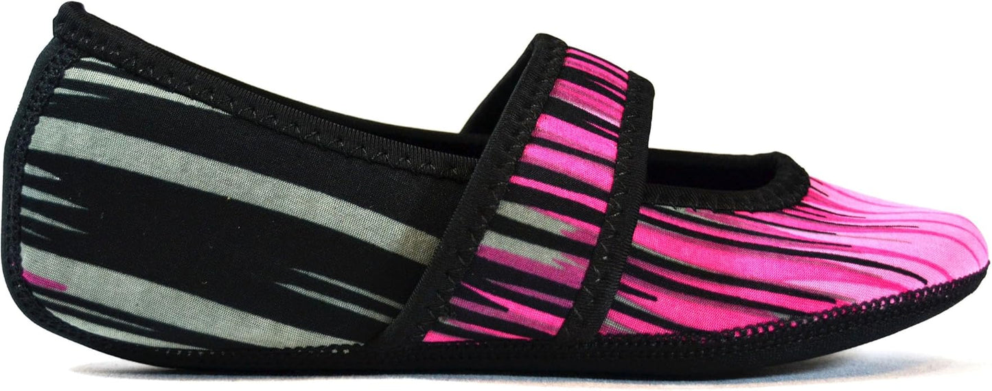 Nufoot Betsy Lou Women's Slippers, Foldable, Flexible Flats, Slipper Socks, Travel Slippers, Exercise Shoe, Dance Shoe, Yoga Socks, House Shoes, Indoor Shoes