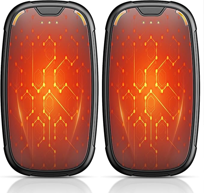 Hand Warmers Rechargeable 2 Pack, 3-Settings Rechargeable Hand Warmer, AI Smart Heating, Pocket Portable Electric Hands Warmer, Magnetic Handwarmers, A Winter for Kids and Loved Ones