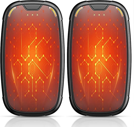 Hand Warmers Rechargeable 2 Pack, 3-Settings Rechargeable Hand Warmer, AI Smart Heating, Pocket Portable Electric Hands Warmer, Magnetic Handwarmers, A Winter for Kids and Loved Ones