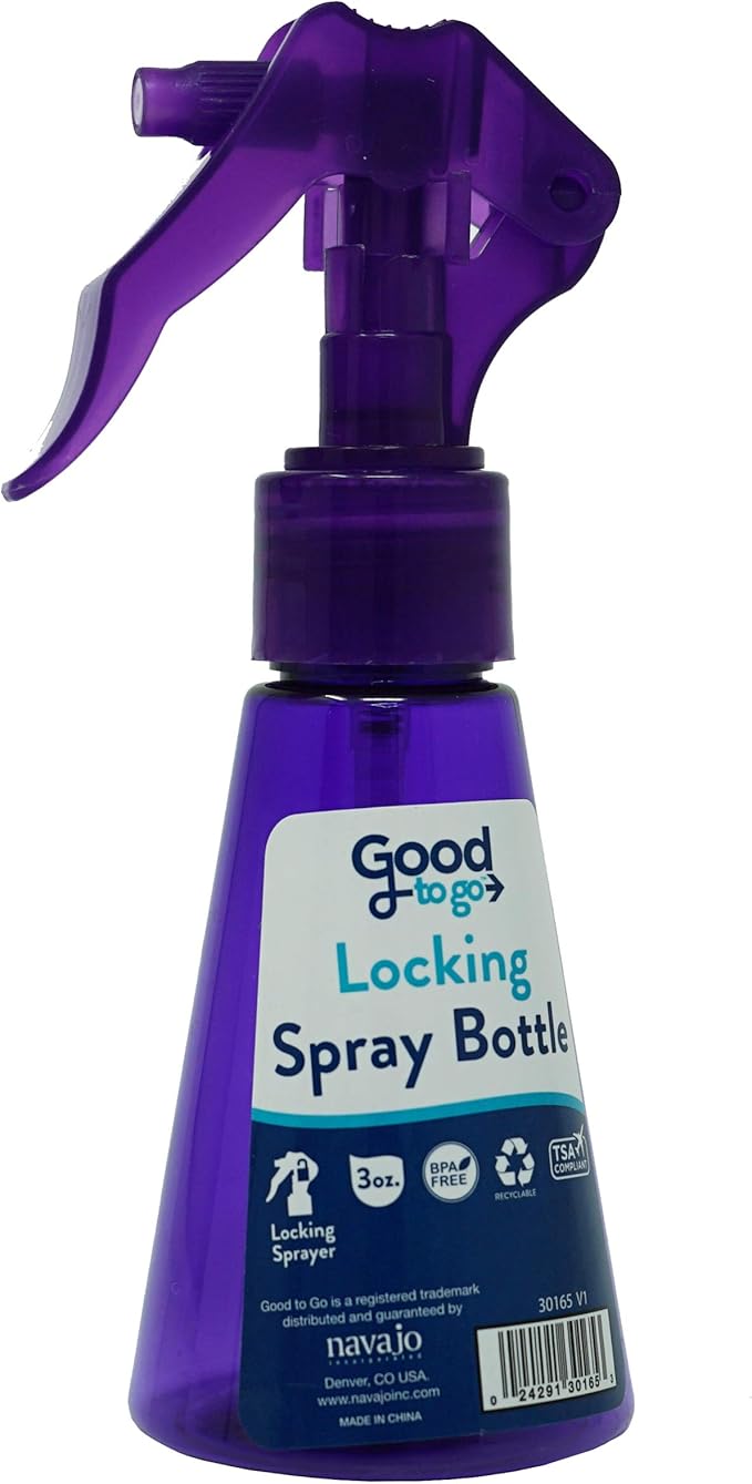 Handy Solutions Good To Go Locking Spray Bottle, 3 Ounce (Pack of 4)