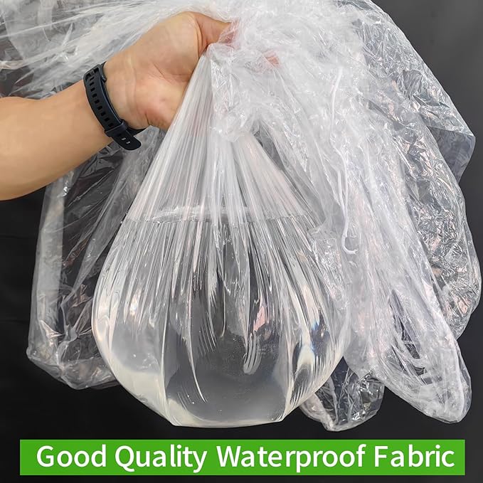 Disposable Clear Rain Ponchos for Adults with Hood bulk,travel poncho rain coats for emergency,pocket poncho adult compact for women men (5 pack)