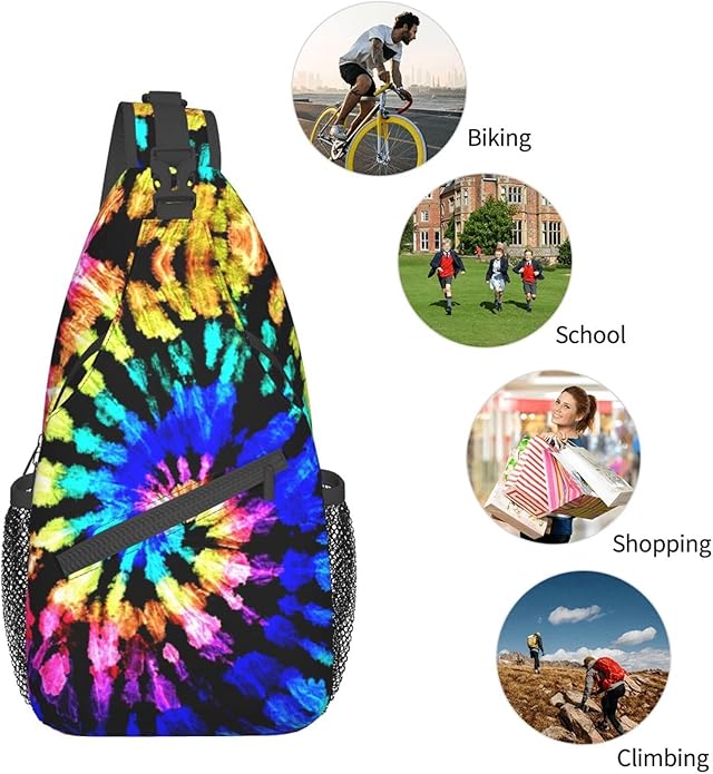 Sling Backpack Unisex Crossbody Chest Bag Shoulder Chest Bag For Women Men Hiking Travel