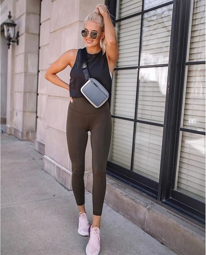 CLUCI Fanny Packs for Women Cross body, Belt Bag for Women, Mini Everywhere Crossbody Waist Bag Adjustable Strap, Vegan Leather Women's Fanny Pack