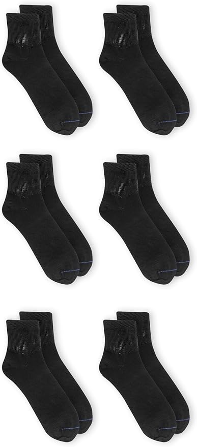 Dr. Scholl's Women's Diabetes & Circulator Socks - 4, 6, & 12 Pair Packs - Non-Binding Moisture Management