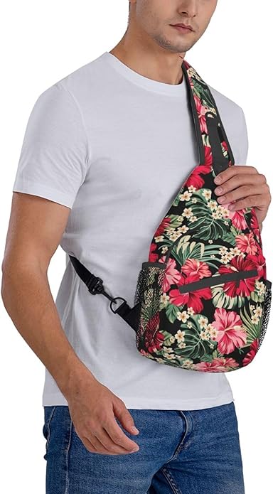 Sling Backpack Unisex Crossbody Chest Bag Shoulder Chest Bag For Women Men Hiking Travel