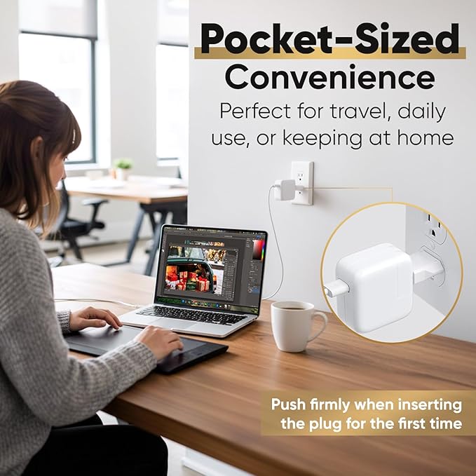 Unidapt Small European to American Outlet Plug Adapter, EU to US Adapter, Universal Input Europe/Asia to USA/Canada Travel Power Plug Adapter, 1-Pack, White