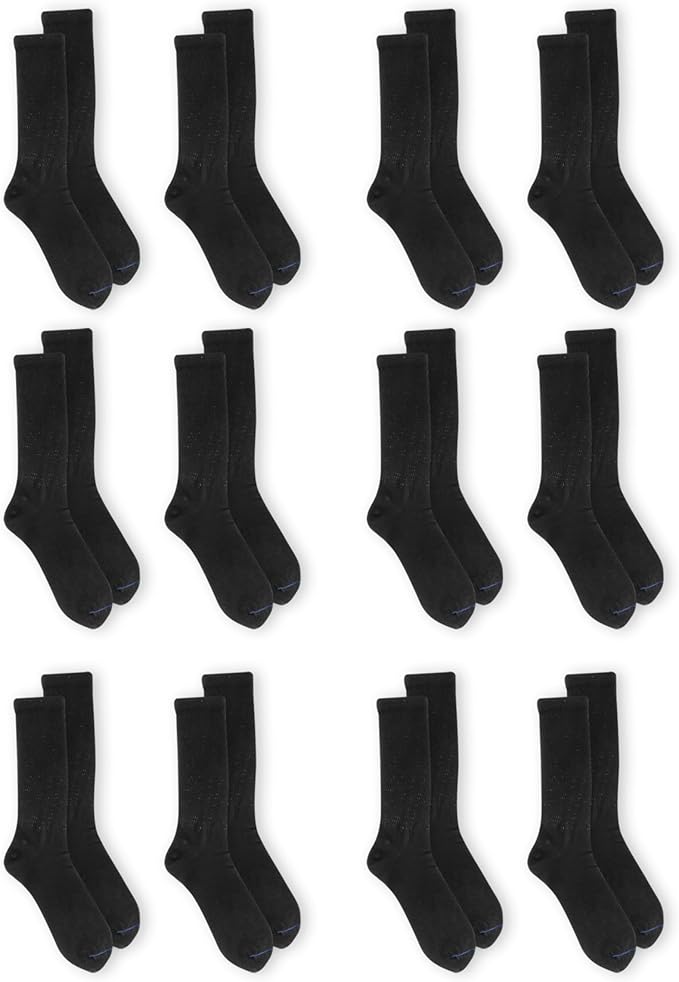 Dr. Scholl's Women's Diabetes & Circulator Socks - 4, 6, & 12 Pair Packs - Non-Binding Moisture Management