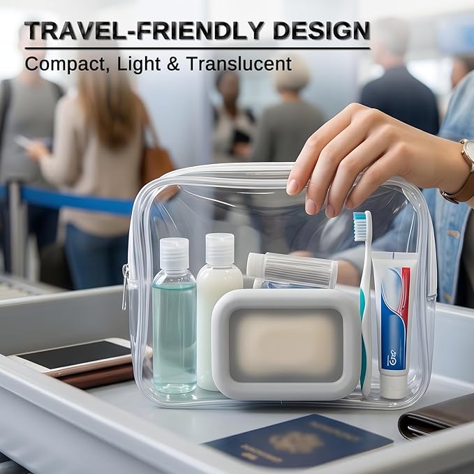 HighHerz Compact Leak Proof Silicone Travel Soap Case with Draining Tray - Portable Bar Soap Container - 2026 Upgrade Travel Essentials for Camping, Gym & Shower (Clear Green)
