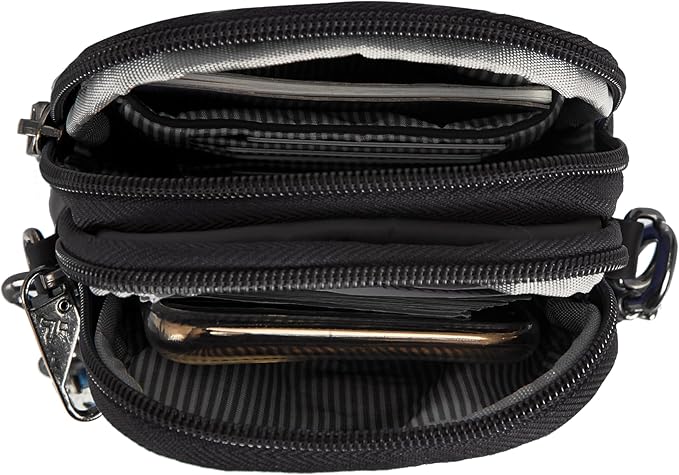 Travelon Anti-Theft Boho 2 Compartment Phone Crossbody