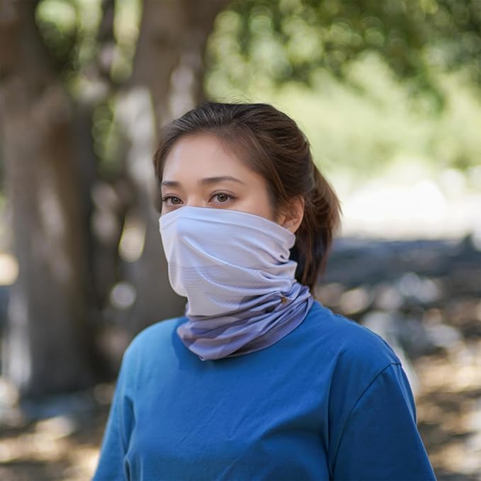 WHTE MOSS Performance neck gaiter - UPF50+ Ultra Soft & Breathable all season sport mask for Men and Women