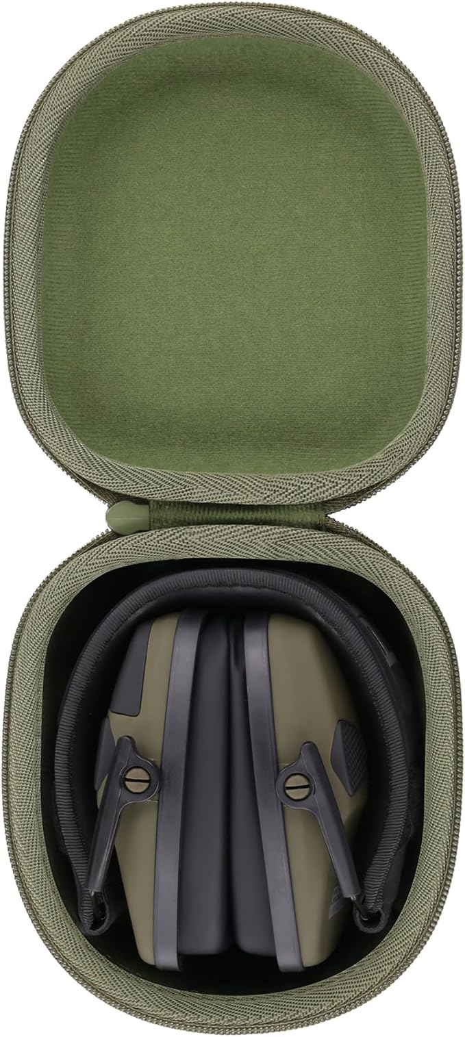 Storage Case Compatible with Walkers Razor Slim/Howard Leight Honeywell Impact Sport Electronic Ear Protection Muffs