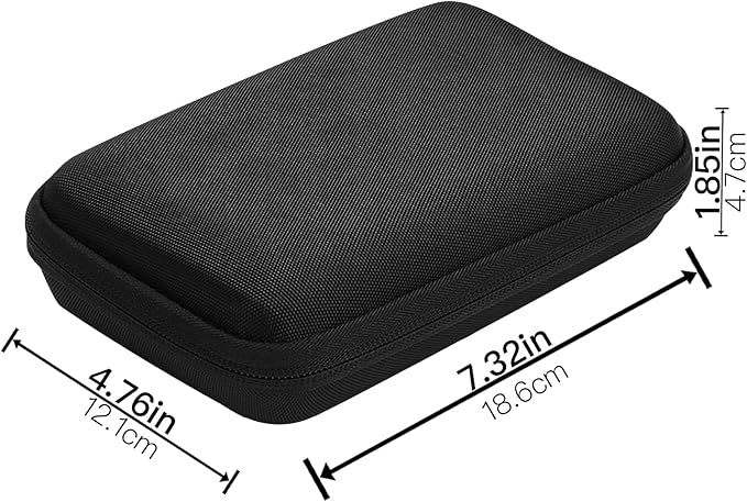 co2CREA Hard Case Replacement for Wildgame Innovations Trail Pad VU60 / Stealth Cam SD Card Reader Viewer 4.3" LCD Screen, Black Case