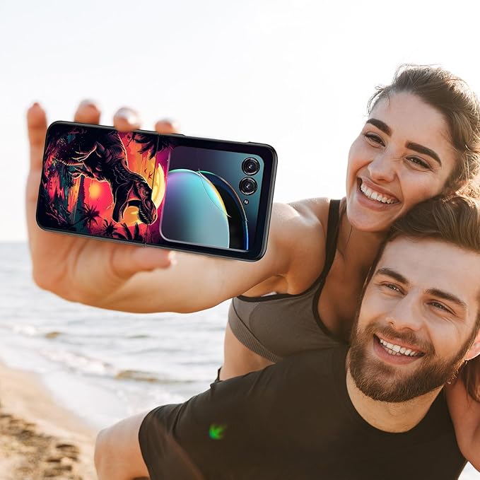 for Motorola Razr 2025 Case,for Moto Razr 60 Phone Case Cute Slim Hard PC Ultra-Thin Anti-Scratches Shockproof Protective Phone Cover,Cute Dinosaur Dusk