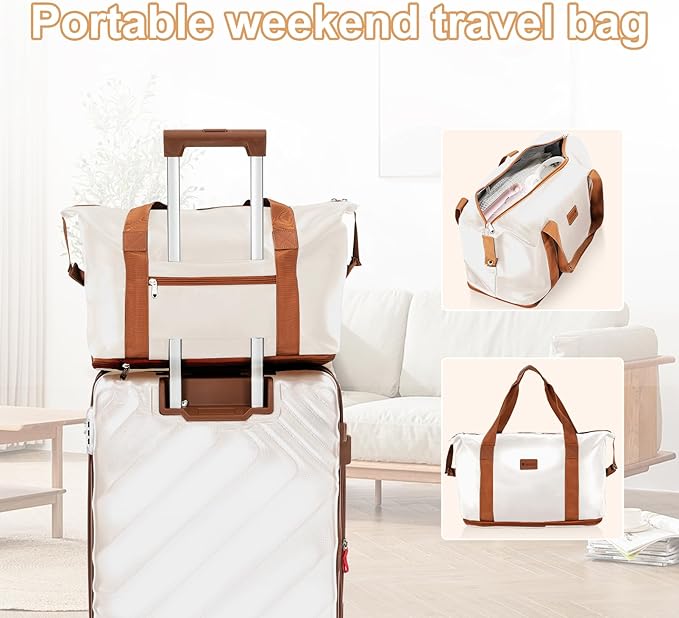 Rosamo 5 Piece Luggage Set Expandable Hardside, 20/24/28in Suitcases with Matching Travel Bags, 22x14x9 Airline Approved Carry On, TSA Lock, Spinner Wheels, ABS+PC