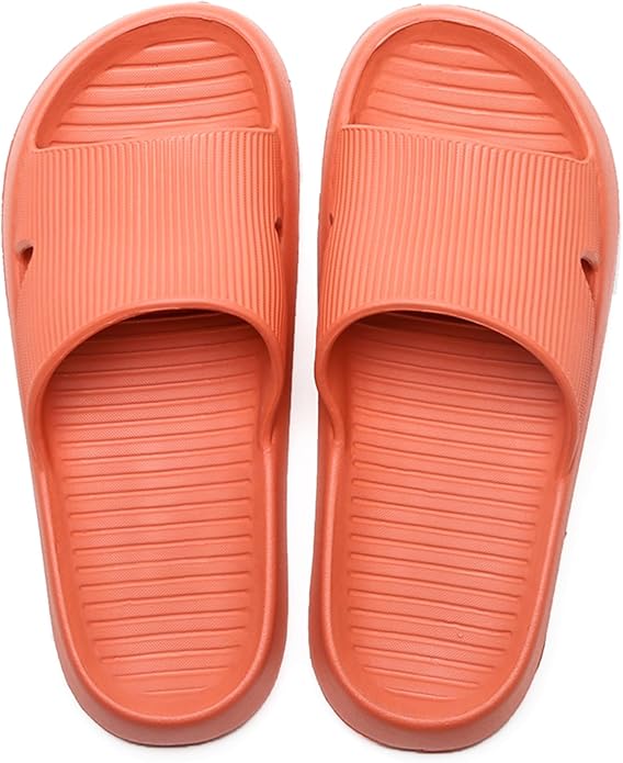 Anmerl Shower Shoes for Men and Women, Soft Lightweight Quick-Drying & Non-Slip House Slippers Slides for Bathroom, Pool, Beach, Indoor & Outdoor