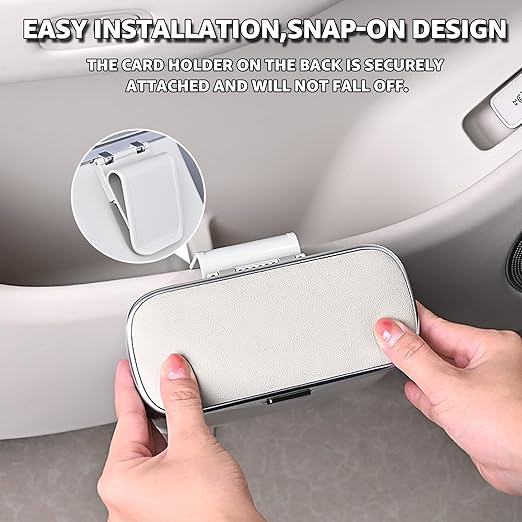 HOLDCY Car Trash Can, Waterproof Multi‑Functional Auto Trash Bin for Door/Console/Seat Back, Universal Vehicle Garbage Can for Car/Truck/SUV Drivers (Red)